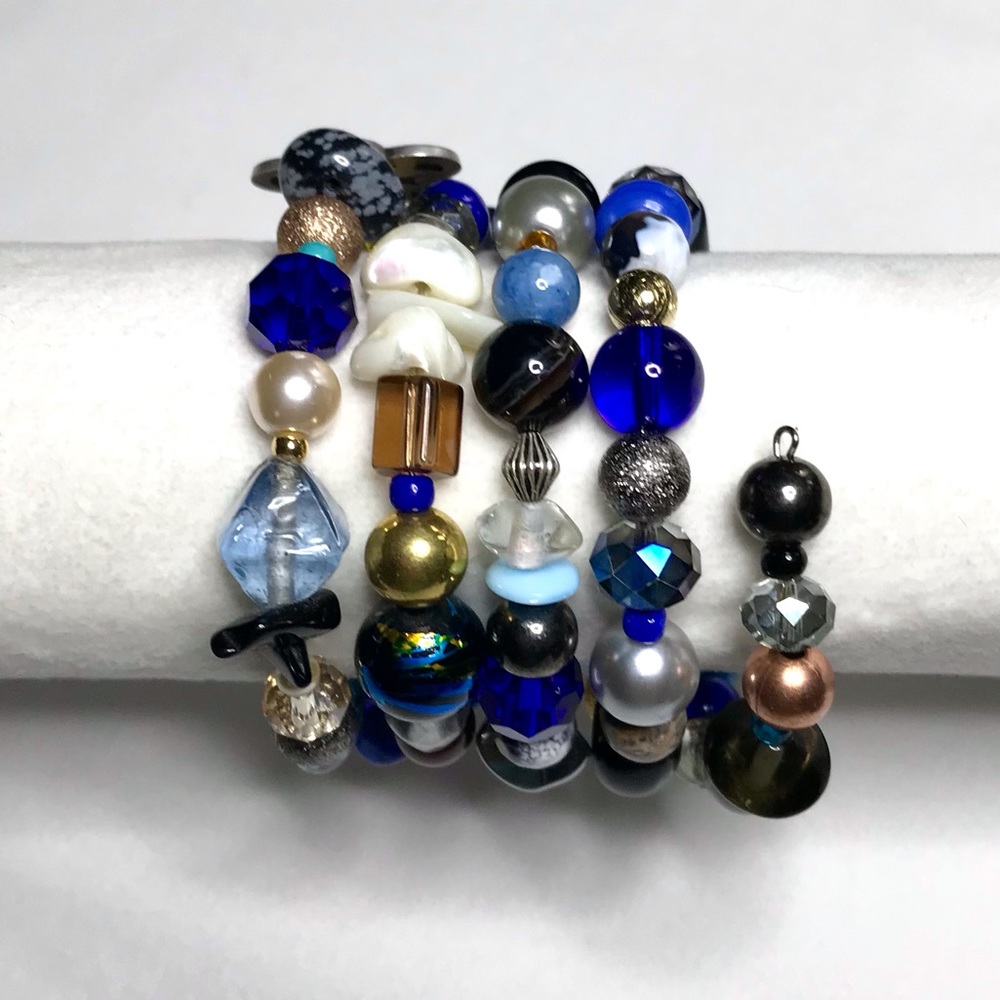 Handmade Bracelet with Vintage and Modern Elements (NB68-12H) New Without Tags - Picture 3 of 8